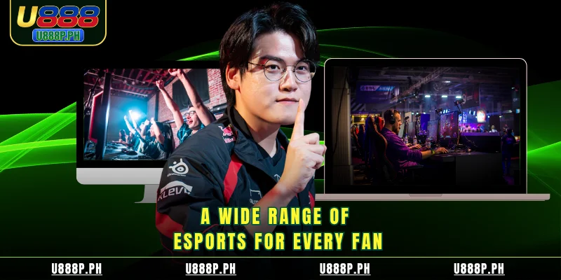 A wide range of esports for every fan