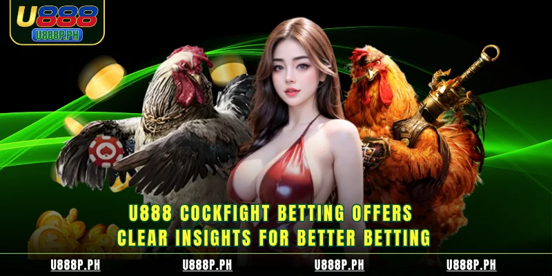 U888 cockfight betting offers clear insights for better betting